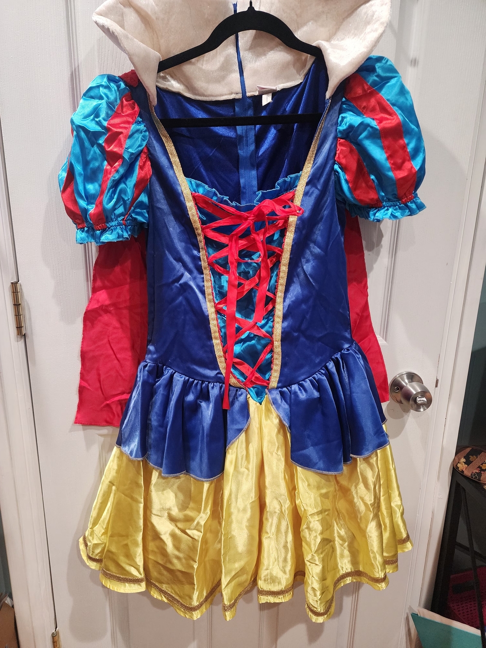 Classic Princess Blue, Yellow & Red Womans Costume